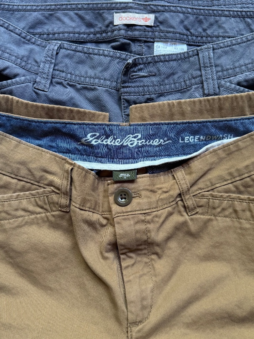 Women’s Eddie Bauer and Dockers Khakis Sz 14 Bundle